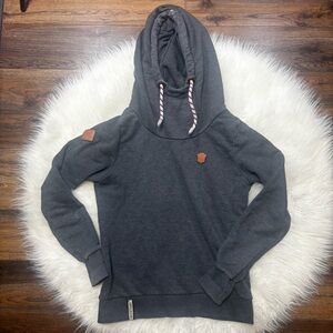 Naketano Hooded Sweatshirt in Gray size Women’s Large